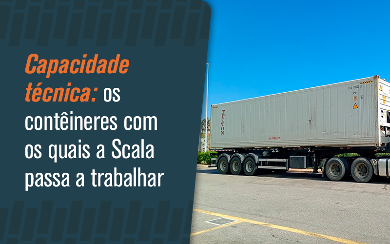 Fotografia ilustrativa da capacidade logística scala