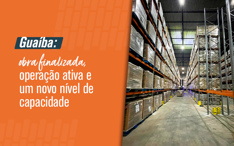 Fotografia ilustrativa da central de armazenamento de produtos em guaíba
