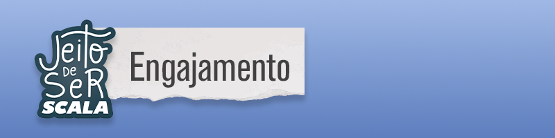 Imagem ilustrativa com a palavra "engajamento"