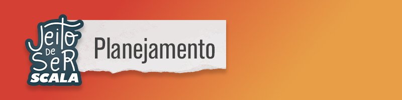 Imagem ilustrativa com a palavra "planejamento"